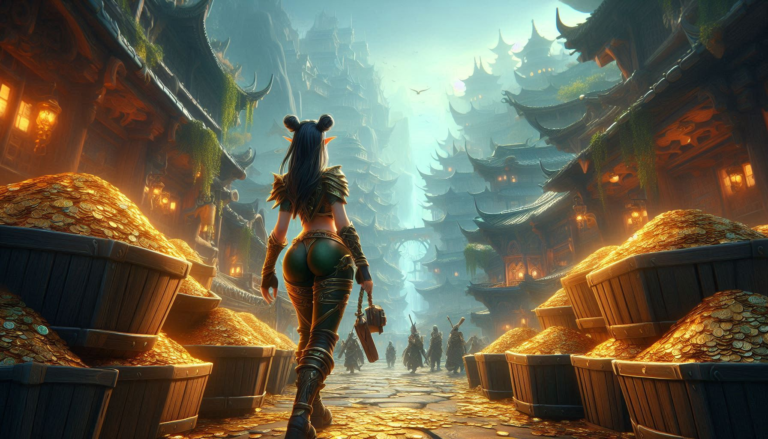 Earning WoW Gold by Hunting Treasures and Rare Monsters